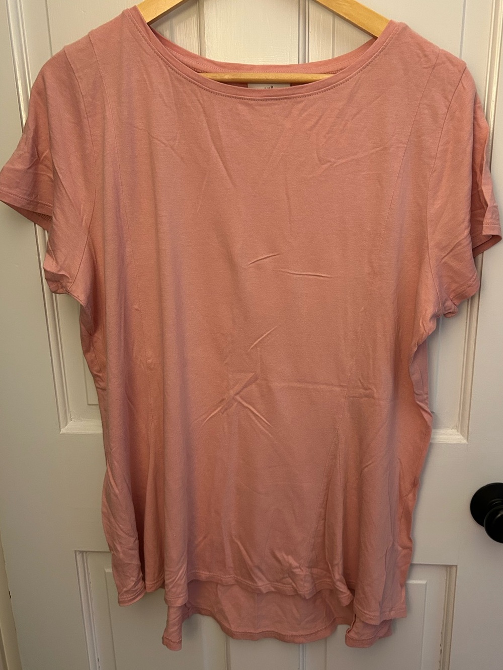 J. Jill Dusty Rose Short-Sleeve Scoop Neck Tee